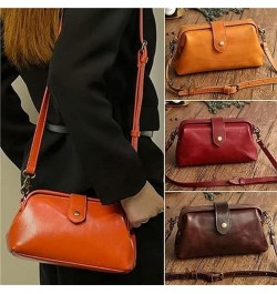 Retro Handmade Bag, Premium Leather Retro Handmade Bag, Ladies Vintage Leather Purse Shoulder Purses Messenger Bag Doctor Bag...