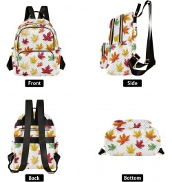 Colorful Maple Leaf Fashion Backpack Purse for Women, Casual Daypacks, Ladies Gift for Traveling Hiking Multicolor Small $19....