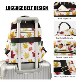 Colorful Maple Leaf Fashion Backpack Purse for Women, Casual Daypacks, Ladies Gift for Traveling Hiking Multicolor Small $19....