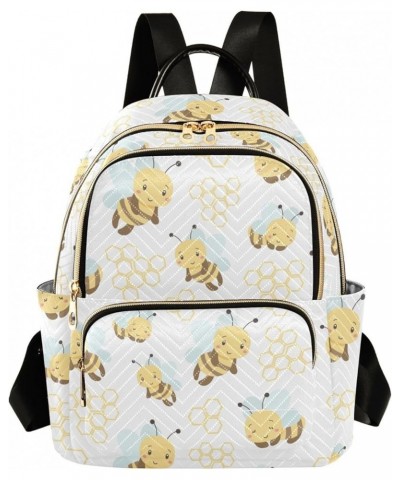 Bees Backpack Purse for Women Small Mini Women's Fashion Backpack for Gifts Lady Women Holiday,M Medium $19.59 Backpacks