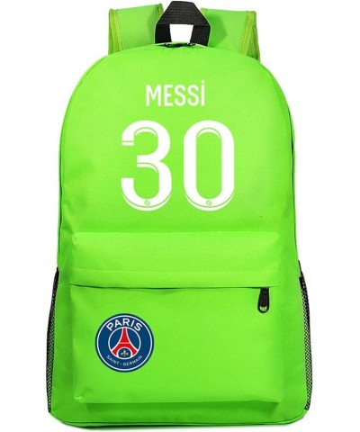 Classic Casual Backpack Lionel Messi Canvas Bookbag-Lightweight PSG Rucksack Novelty Backpack for Travel,Outdoor One Size Gre...