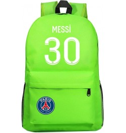 Classic Casual Backpack Lionel Messi Canvas Bookbag-Lightweight PSG Rucksack Novelty Backpack for Travel,Outdoor One Size Gre...