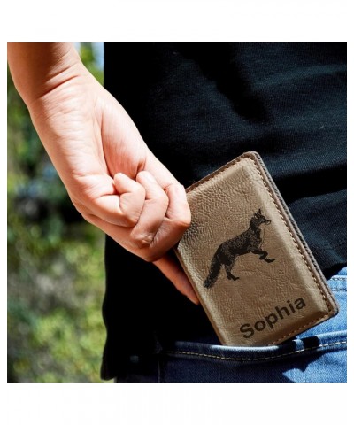 ID Holder Wallet, Hecho en Tlaxcala, Personalized Engraving Included (Rustic) Black with Silver $13.72 Wallets