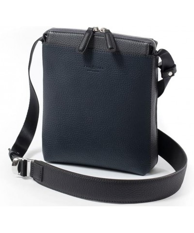 Neck pouch type Genuine Leather Shoulder Bag, Made In Japan, No.627111 Navy $98.28 Shoulder Bags