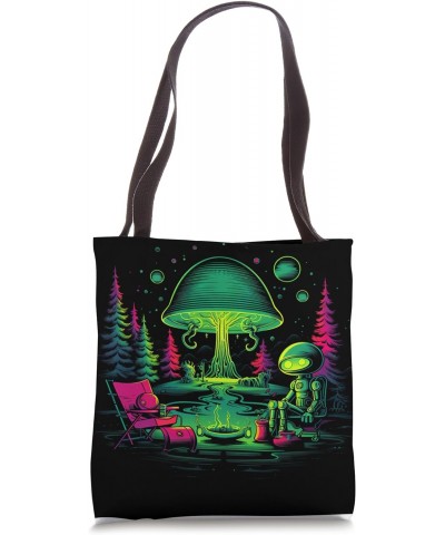 Camping UFO Gear Alien Abduction Tote Bag $10.17 Totes