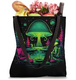 Camping UFO Gear Alien Abduction Tote Bag $10.17 Totes