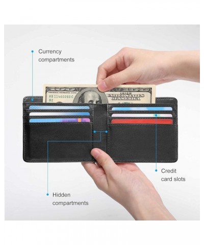 Leather Bifold Wallet Coin Purse Soft Stylish Credit Pass Case Card-Holder for Boy Girl Men Woman Money Storage Multi 16 $12....