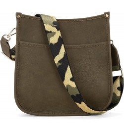 Crossbody Bags for Women Hobo Purses Shoulder Bucket Handbags B-olive Green $12.30 Hobo Bags