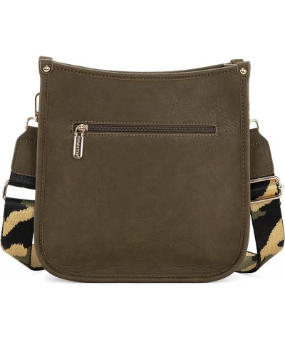 Crossbody Bags for Women Hobo Purses Shoulder Bucket Handbags B-olive Green $12.30 Hobo Bags