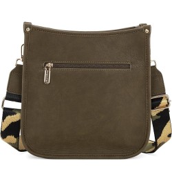 Crossbody Bags for Women Hobo Purses Shoulder Bucket Handbags B-olive Green $12.30 Hobo Bags