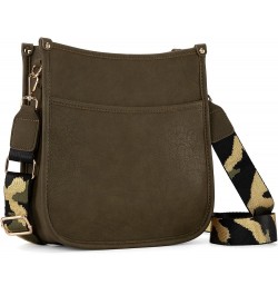 Crossbody Bags for Women Hobo Purses Shoulder Bucket Handbags B-olive Green $12.30 Hobo Bags