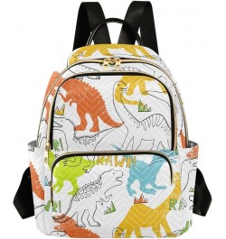 Backpack Purse for Women Grunge Style Dinosaurs Pattern, Mini Fashion Backpack Lightweight Casual Daypack Shoulder Bag Travel...