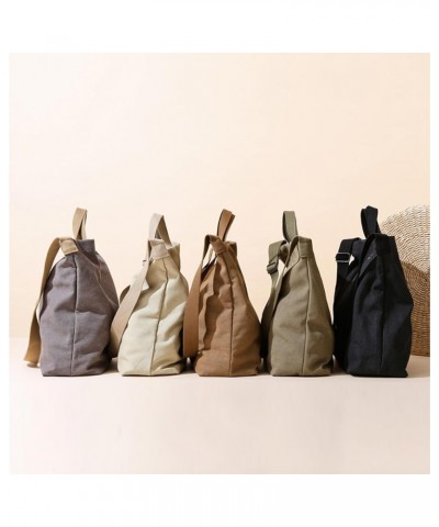 The Tote Bag for Women, Large Canvas Tote Bag with Zipper Fashion Shoulder Crossbody Bag Handbag (Khaki) C-grey $22.16 Totes