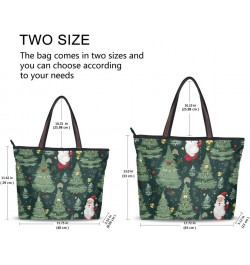 Women Tote Bags Christmas Tree Santa Claus Top Handle Satchel Handbags Shoulder Bag for Shopping 20848380 $11.96 Satchels