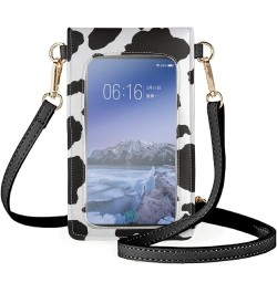 Phone Bag for Women Leather Long Purse Touch Screen Handbag Crossbody Lightweight Bags with Card Slots Cow $8.40 Crossbody Bags