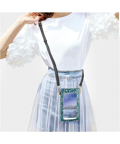 Phone Bag for Women Leather Long Purse Touch Screen Handbag Crossbody Lightweight Bags with Card Slots Cow $8.40 Crossbody Bags