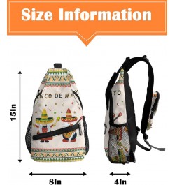 Sling Backpack, Honey Gnomes Bees Hive Sunflower Truck Waterproof Lightweight Small Sling Bag, Travel Chest Bag Crossbody Sho...