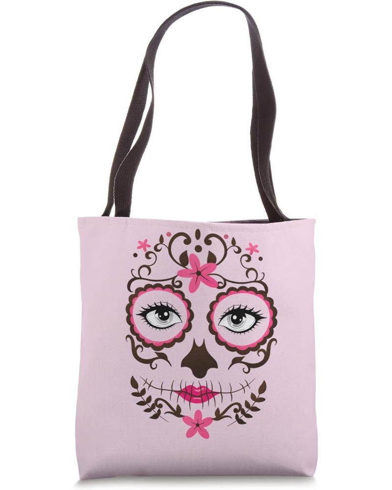 Dia De Los Muertos Day Of The Dead Skull Costume Halloween Tote Bag $13.20 Totes