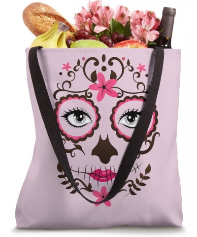 Dia De Los Muertos Day Of The Dead Skull Costume Halloween Tote Bag $13.20 Totes