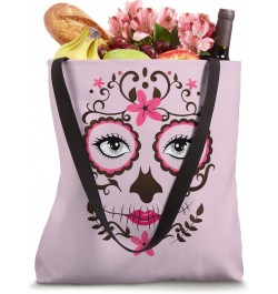 Dia De Los Muertos Day Of The Dead Skull Costume Halloween Tote Bag $13.20 Totes