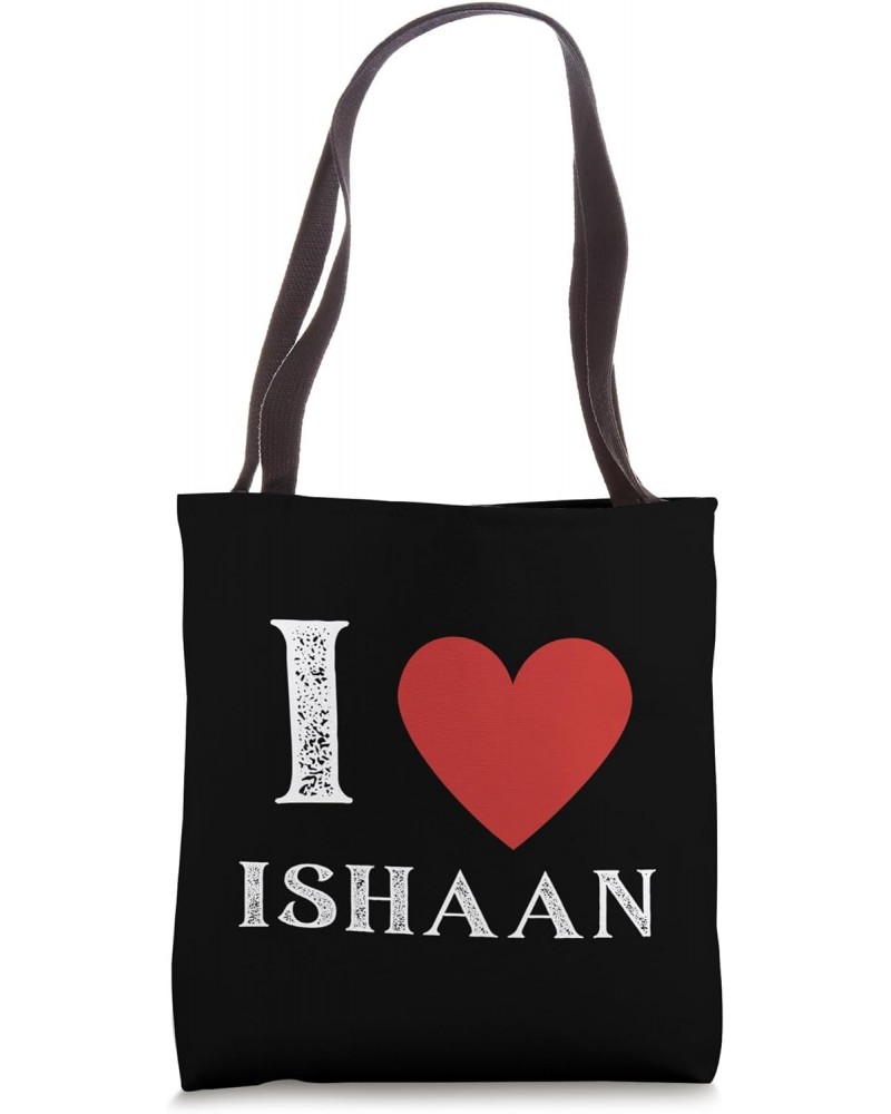 Vintage I Heart ISHAAN First Name Personalized I Love ISHAAN Tote Bag $10.78 Totes