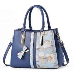 Embroidered Bag Large Capacity Handbag Fashion Shoulder Bag Camera Shoulder Bag (Khaki-c, One Size) Dark Blue-c $19.03 Totes