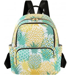 Mini Backpack Purse for Women Lightweight Girls Small Size Green Yellow Pineapple School Teens College Traveling Medium $19.1...