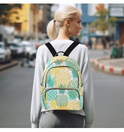 Mini Backpack Purse for Women Lightweight Girls Small Size Green Yellow Pineapple School Teens College Traveling Medium $19.1...