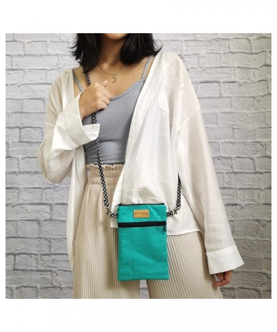 Women Crossbody Shoulder Travel Zippered Wallet Purse Clutch Phone Bag w/Detachable Strap (Turquoise) Turquoise $11.00 Crossb...