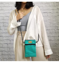 Women Crossbody Shoulder Travel Zippered Wallet Purse Clutch Phone Bag w/Detachable Strap (Turquoise) Turquoise $11.00 Crossb...