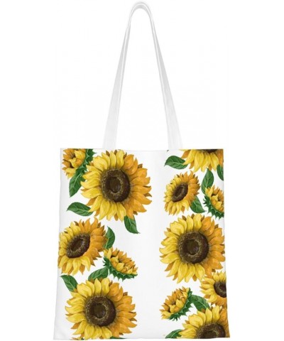 Sunflowers Single Shoulder Fashion Canvas Tote Shopping Bags Handbags For Men And Women Sunflowers13 $10.53 Totes