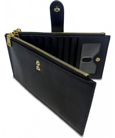 Womens Wallet RFID Blocking Wallet Bifold Multi Card Case Wallet with Zipper Pocket $15.29 Wallets