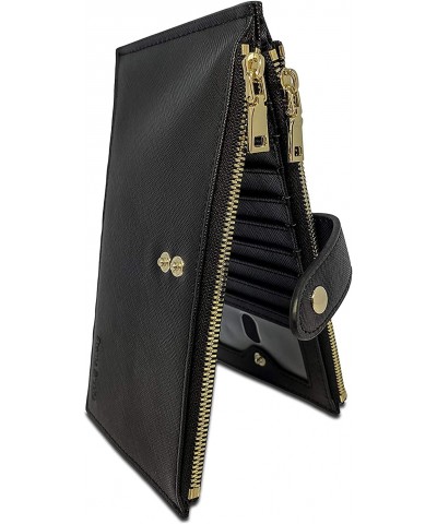 Womens Wallet RFID Blocking Wallet Bifold Multi Card Case Wallet with Zipper Pocket $15.29 Wallets