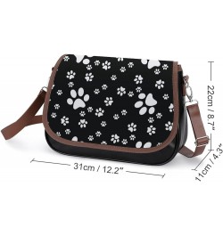 Fashion Flap Over PU Leather Small Crossbody Bag, Women Vintage Purse Bag Shoulder Bag Pattern (654) $20.29 Satchels