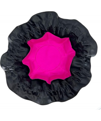 Drawstring Jewelry Pouch by Marisa D'Amico Fuchsia + Black - 100% Dupioni Silk $7.07 Others