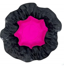 Drawstring Jewelry Pouch by Marisa D'Amico Fuchsia + Black - 100% Dupioni Silk $7.07 Others