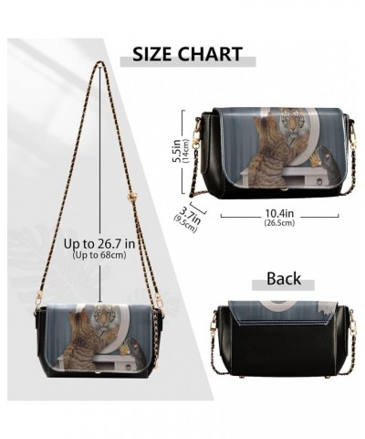 Crossbody Bags for Women Trendy Women's Black Shoulder Bag Small PU Leather Flap Cross Body Bag Handbags Pattern25 $20.49 Cro...