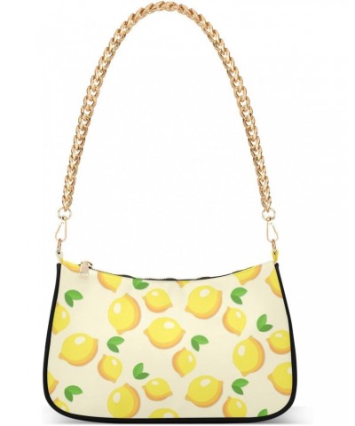 Fruit Shoulder Bag Cute Little Lemon Leaves Women Clutch Handbag Shoulder Purch Boho Bag Date Chain Bag Tote Bag Spring Holid...