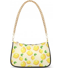 Fruit Shoulder Bag Cute Little Lemon Leaves Women Clutch Handbag Shoulder Purch Boho Bag Date Chain Bag Tote Bag Spring Holid...