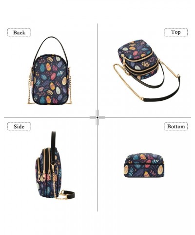 Easter Eggs Small Crossbody Purses for Women Crossbody Bags Fanny Packs Handbags Wallet Cell Phone Shoulder Purse for Women 2...