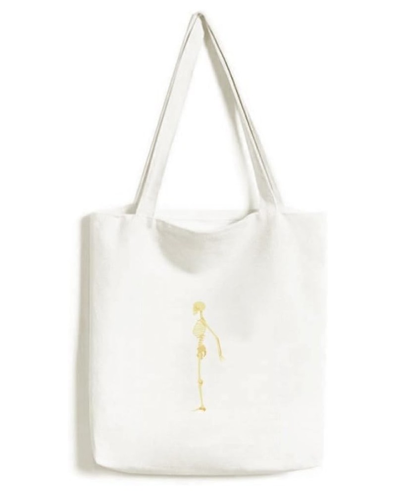 Human Side Bone Illustration Tote Canvas Bag Shopping Satchel Casual Handbag $15.80 Totes