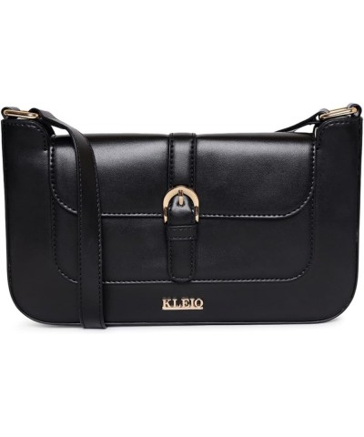 Short Sling Structured Shoulder Handbag for Women and Girls (HO8060KL) Black $23.00 Shoulder Bags