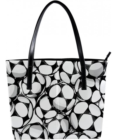 Tote Bag, Large Tote Bag, Tote Bag with Zipper, Sport Cartoon Football Pattern, Tote Bags Women Design 3493 $18.48 Totes