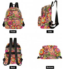 Mandala Backpack Purse for Women Anti-theft Small Fashion Travel Backpack Back Pack Handbag Lady Purse,S Small $17.35 Backpacks