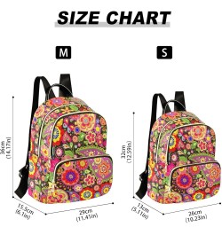 Mandala Backpack Purse for Women Anti-theft Small Fashion Travel Backpack Back Pack Handbag Lady Purse,S Small $17.35 Backpacks