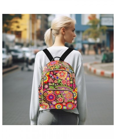 Mandala Backpack Purse for Women Anti-theft Small Fashion Travel Backpack Back Pack Handbag Lady Purse,S Small $17.35 Backpacks