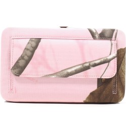 Women's Wallet/Clutch with Push Button Closure and Rhinestone Embellishments Realtree Pink/Brown $19.37 Clutches