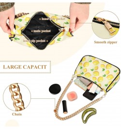 Fruit Shoulder Bag Cute Little Lemon Leaves Women Clutch Handbag Shoulder Purch Boho Bag Date Chain Bag Tote Bag Spring Holid...