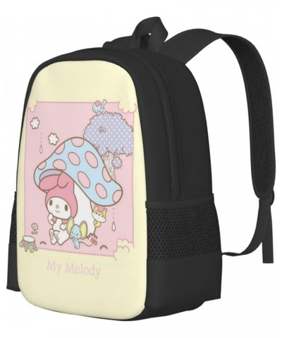 My Bunny Melody Backpack Cartoon animetion Backpacks Double Shoulder Bag Travel Bag Gift For Woman My-03 17 Inch(With Keychai...