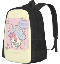 My Bunny Melody Backpack Cartoon animetion Backpacks Double Shoulder Bag Travel Bag Gift For Woman My-03 17 Inch(With Keychai...